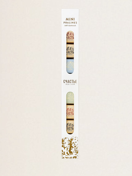 Мини-пралине Счастье в молочном шоколаде, 10 шт, фото 1.