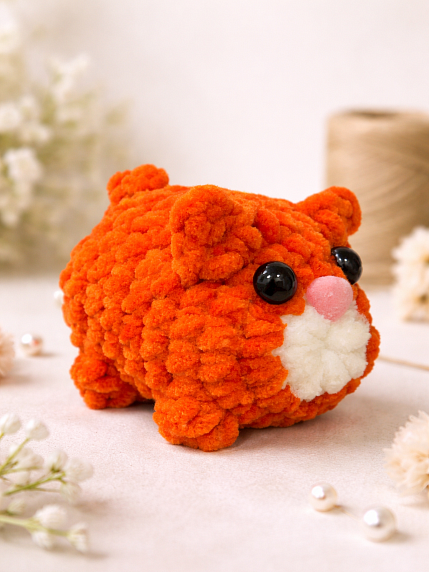 Плюшевая игрушка «Котик», рыжий, фото 2.