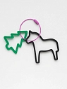 Брелок, обвес на сумку DARI DARI «Лошадка с ёлочкой», чёрный, 6 см, превью фото 4