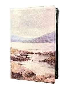 Обложка на паспорт DARI DARI с пейзажем «Дом у озера», искусственная кожа