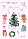 Стикерпак DARI DARI на Новый год «New Year pink», А5, превью фото 1