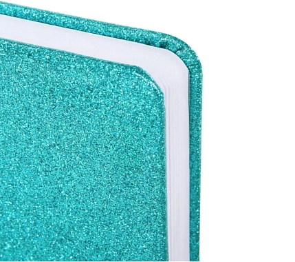 Ежедневник датированный 2026 BRAUBERG «Sparkle», бирюзовый, А5, фото 2.