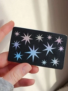 Наклейка на карту «Звёзды»