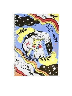 Тетрадь ШКЯ «Котик с сижкой», А5, 40 листов