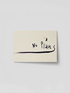 Открытка «No plans (дино)», Максим Савва