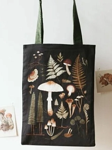 Сумка шоппер «Лесные сокровища», чёрный