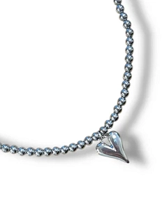 Чокер Мигетт «Сердце» из гематита с подвеской