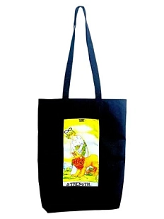 Сумка шоппер Интроверт «Таро. Сила», чёрный