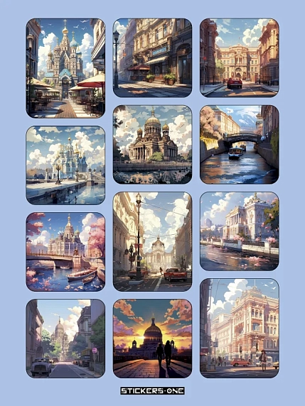 Стикерпак «Piter Anime», фото 1.