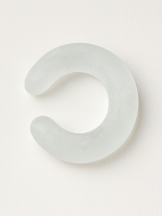 Кафф матовый, стекло, прозрачный