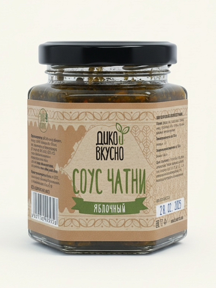 Соус Дико Вкусно «Чатни яблочный индийский», 200гр, фото 1.