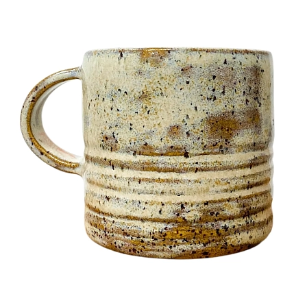 Кружка ручной работы Идеальное совпадение с объёмными полосками, керамика, 250 мл, фото 2.