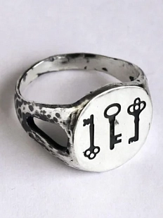 Перстень из нейзильбера «Ключи»