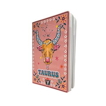 Тетрадь со знаком зодиака «Телец», А5, 40 листов, розовый, фото 1.
