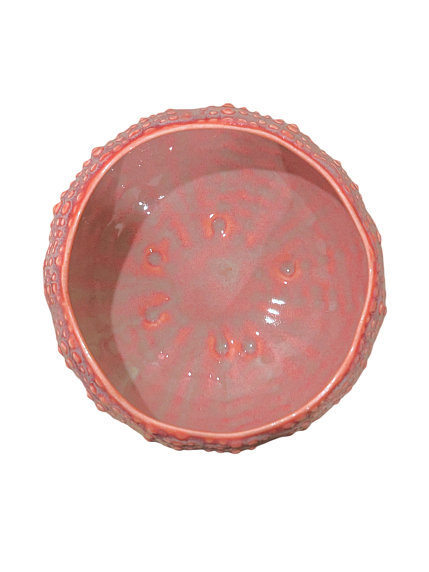 Глубокая тарелка морской ёж ручной работы VELES «Рассвет над Имладрис», фарфор, 350 мл, фото 3.