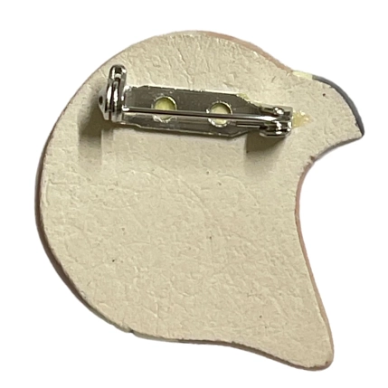 Брошь ручной работы Екатерина Юдо «Сокол», розовый, керамика, фото 3.