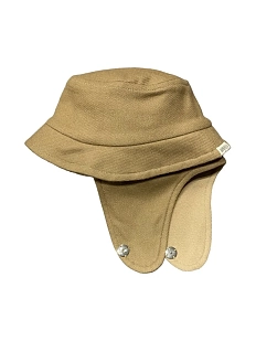 Панама Гнёздышко с ушками Бежевая