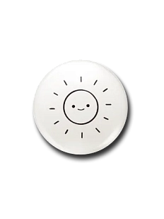 Значок «Солнышко», металл, 25 мм