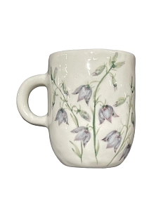 Кружка ручной работы Верба керамика «Колокольчики», керамика, 350 мл