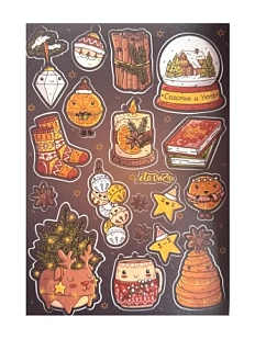 Стикерпак «Счастье и уют», А5