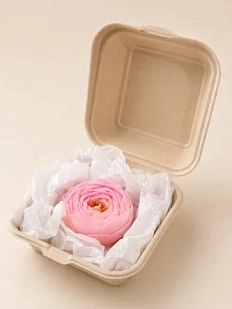 Свеча цветок ручной работы DARI DARI «Пион», розовая