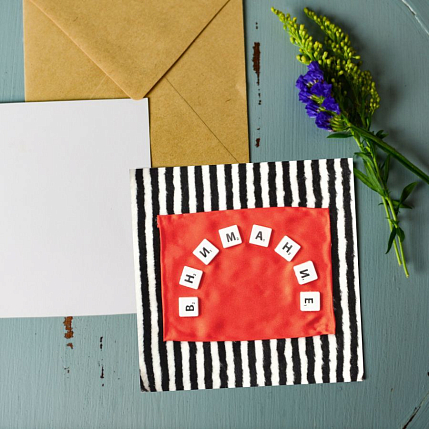 Открытка Алина Глазун «Внимание», квадратная, фото 2.