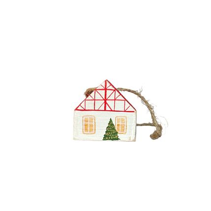 Подарочный набор с ёлочными игрушками из дерева, 3 шт., фото 8.