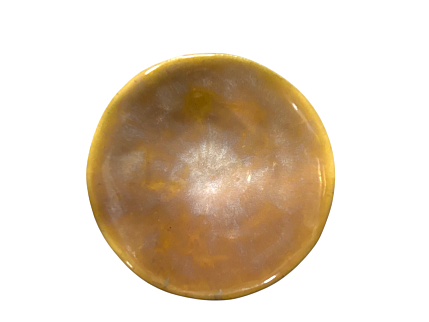 Пиала ручной работы, бежевая 9,5 см, фото 2.