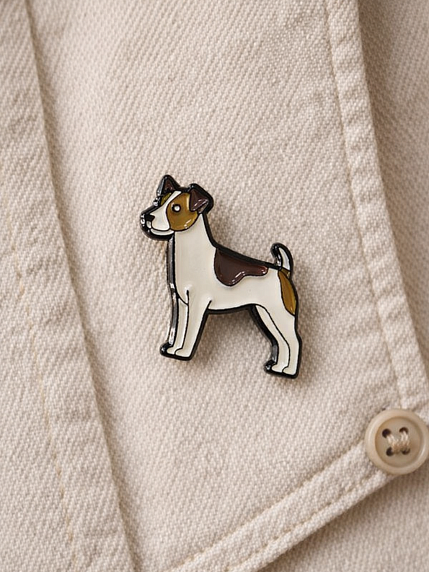 Металлический значок DARI DARI «Джек рассел терьер», 20 мм, фото 3.