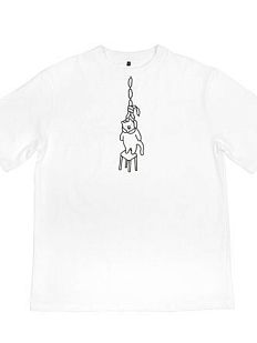 Оверсайз футболка Barking Store «Профицит», М жен., белый