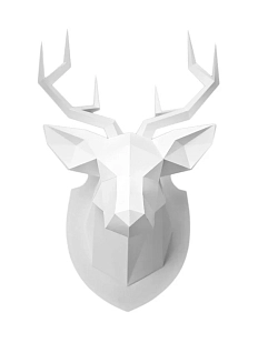 Набор для склейки головы белого оленя