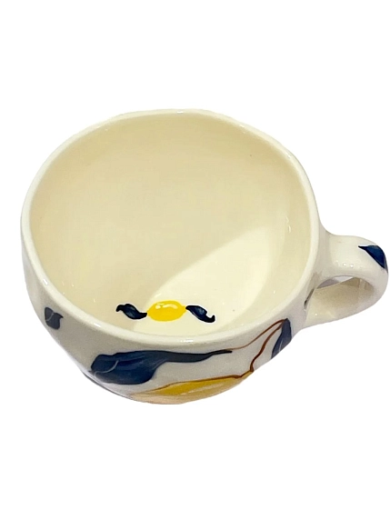 Кружка ручной работы Татко керамика «Лимоны», керамика, 300 мл, фото 3.