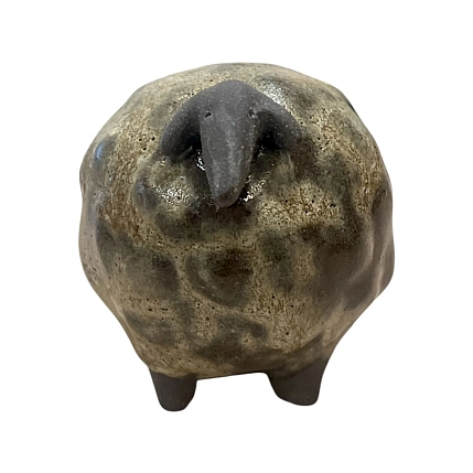 Статуэтка ручной работы Кимбриа «Барашек», тёмная, керамика, фото 2.