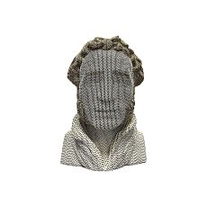 Собранный картонный бюст 3D «Пушкин»