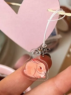 Мини-брелок «Кролик», акрил