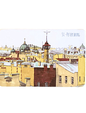 Магнит Elizabeth Madar «St.-Petersburg», желтый