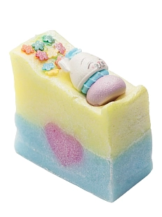 Мыло Boom Shop «Котик», желто-голубое