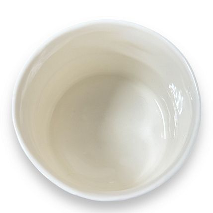 Стакан ручной работы «F**k», бело-чёрный, фарфор, 200 мл, фото 3.