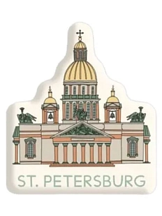 3Д Стикер на телефон «Исаакиевский собор», объёмный