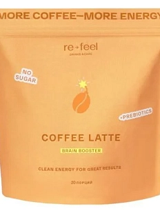 Кофе-латте с адаптогенами без сахара, 200 г