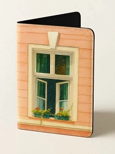 Обложка на паспорт DARI DARI «Розовое окно», искусственная кожа