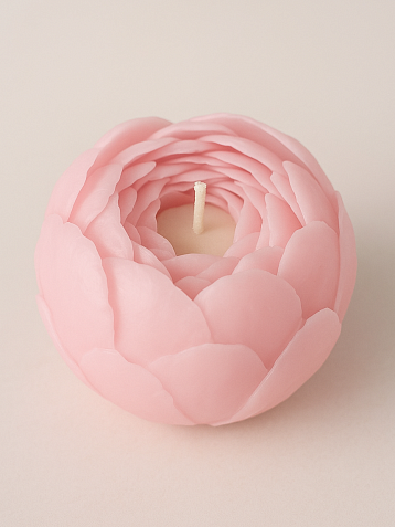 Свеча цветок DARI DARI «Пион», розовая, фото 2.