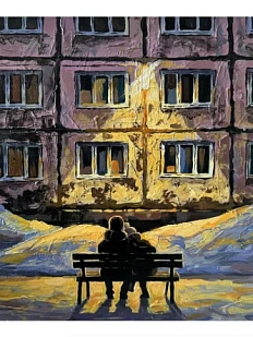 Открытка «В тишине с тобой», положительно сцвет, 13 х 13 см