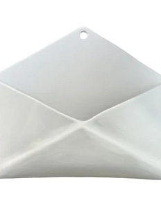 Подставка ручной работы «Конверт», керамика