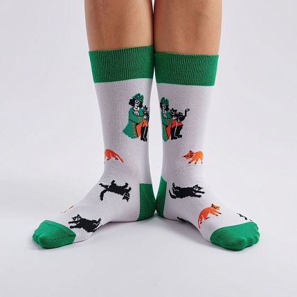 Носки «Когда забыл закрыть окно», р-р 42-46, белые, фото 5.