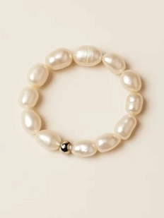 Кольцо из натурального речного жемчуга «Rose»