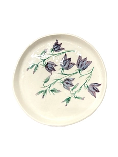 Тарелка ручной работы Верба керамика «Колокольчики», керамика, 19 см