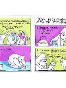 Обложка на паспорт «Как веселиться, если ты старый»