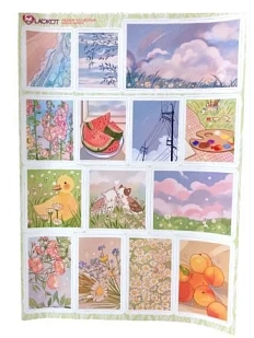 Стикерпак Лавкот «Летние картиночки», А5