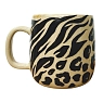 Кружка ручной работы ПинкФокс «Животный принт», бежевая, керамика, превью фото 2